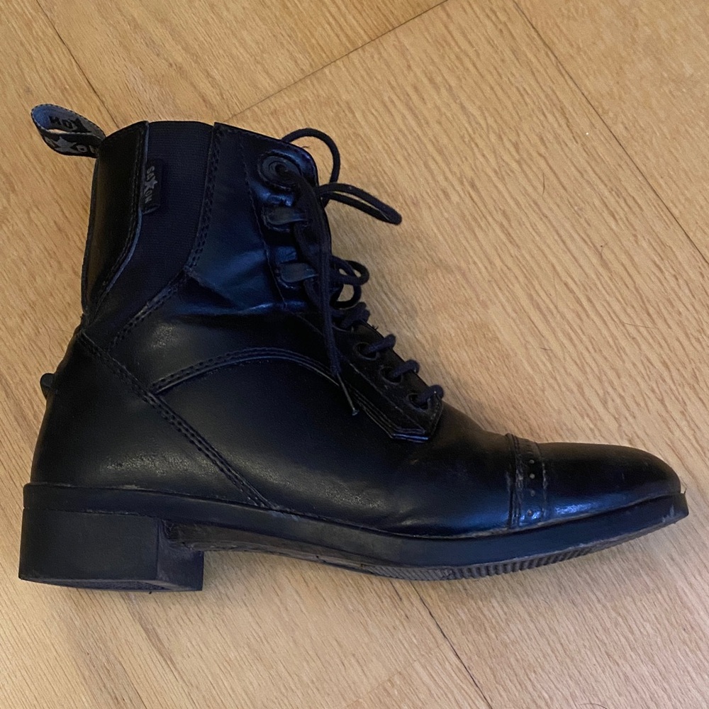 Black Riding Boots women size 5